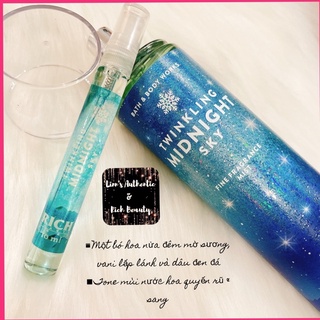 TWINKLING MIDNIGHT SKY - Xịt Thơm Toàn Thân Body Mist Bath &amp; Body Works Usa