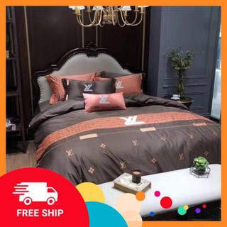 [ RẺ VÔ CỰC ]  Chăn ga gối cotton lụa cao cấp D3A FREESHIP Hàng chuẩn kích thước