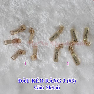 đầu dây kéo răng 3 (5k/cái) dùng cho dây kim loại