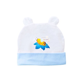 Nón sơ sinh 100% cotton thoáng cho bé BABIBOO - BB58