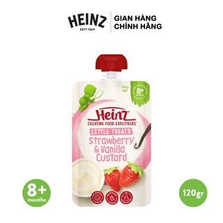 Túi Custard Dâu Và Vani HEINZ 120g (Date: 31/10/2022)