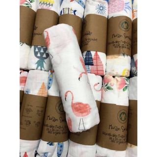 Khăn tắm Muslin sơ sinh cho bé cực mềm