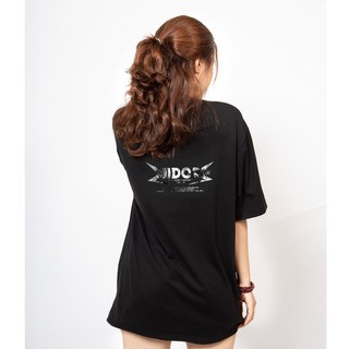 Áo thun unisex form rộng tay lỡ Phông Nam nữ Loang chữ Local Brand Mi Midori