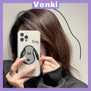 iPhone Case Acrylic HD Mirror Laser Airbag Shockproof Protection Camera Cute Puppy Simple Compatible For iPhone 11 iPhone 13 Pro Max iPhone 12 Pro Max iPhone 7 Plus iPhone xr xs