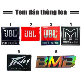 Tem dán loa bền đẹp loại 1 giá sỉ [giá 1 cặp]