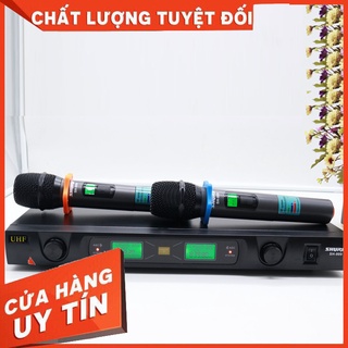 Micro không dây karaoke Shure - sh999. Chống hú chồng ồn, loại bỏ tạp âm dành cho gia đình bạn