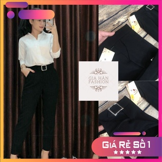 Mã 063 Quần Baggy Tây Phối Đai Vuông