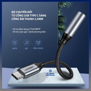 Cáp chuyển đổi từ cổng USB type C sang 3.5mm UGREEN AV142 - 30632