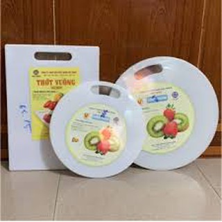 Thớt nhựa hình vuông, hình tròn các cỡ hàng Việt Nhật-TH