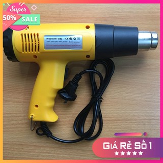 Máy thổi hơi nóng, máy khò nhiệt màng co nilong đóng hàng 1800W