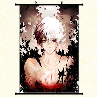 Poster vải anime Kaneki Ken 03 30x45 - Tokyo Ghoul tranh vải