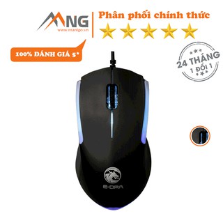 Chuột Edra Gaming Máy tính có dây EM 602 laptop Hàng chính hãng bảo hành 2 năm