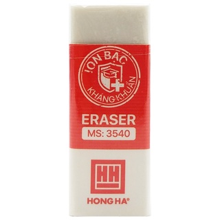 Gôm tẩy Ion Bạc Kháng Khuẩn - Hồng Hà E04 (Mẫu Bao Bì Giao Ngẫu Nhiên)