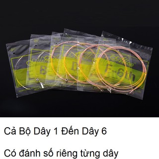 BỘ 6 DÂY ĐÀN GHITA ACOUSTIC BRONZE 80/20, DÂY GUITAR LẺ