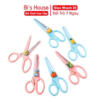 Kéo cắt giấy dễ thương cho bé - dụng cụ học tập Bi House