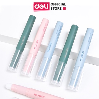 Hồ keo khô dạng bút Deli - Hồng/Xanh dương - 1 chiếc - NS138