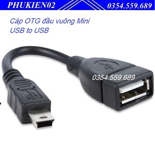 CÁP OTG CHUẨN MINI USB SANG USB