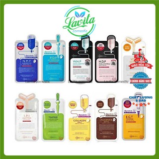 Mặt nạ trà xanh MEDIHEAL TEATREE/PLACENTA/VITA/COLLAGEN CARE SOLUTION ESSENTIAL MASK
