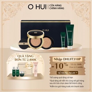 [Mã COSLUX03 giảm 120K] Bộ Phấn nước dưỡng ẩm cho lớp nền trong suốt O HUI Ultimate Cover Cushion Satin Finish 30g