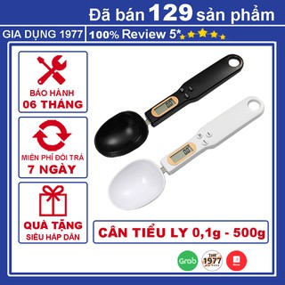 Cân tiểu ly điện tử dạng thìa muỗng định lượng 0.1g đến 500g, cân tiểu li nhà bếp độ chính xác cực cao