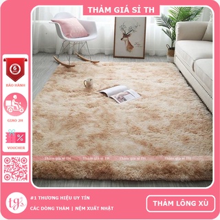 Thảm lông trải sàn phòng khách lông Xù Loang Lạc đà