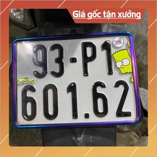 Logo sticker Simpson dán bảng số ....