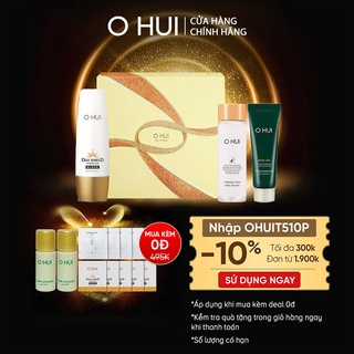 [Mã VISAPREMIUM giảm 150K] Bộ Kem chống nắng kiểm soát nhờn OHUI Day Shield Perfect Sun Black Special Set