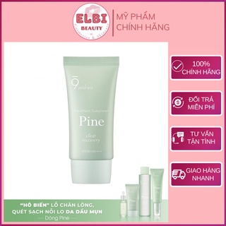 Kem Chống Nắng 9 Wishes Pine Treatment Sunscreen 9Wishes 50ml - Elbi Beauty Cosmetics &amp; Skincare
