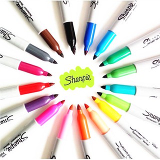 Bút Sharpie Hai Đầu Chuyên Custom Giầy Vẽ Chi Tiết [KHÔNG THẤM NƯỚC] [VẼ MỌI CHẤT LIỆU]