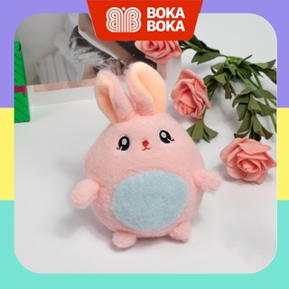 Móc Khóa Thỏ Béo Cute Trang Trí Túi Xách, Balo, Túi vải
