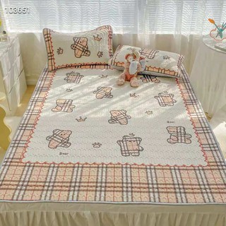 Chiếu Điều Hoà Cao Su Non Latex 5D Bánh Gấu