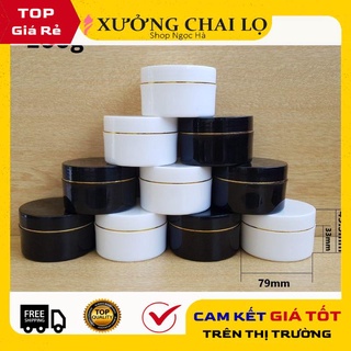 Hủ Đựng Kem ❤ GIÁ RẺ NHẤT ❤ Hủ chiết mỹ phẩm 100g,150g,200g,300g Đựng Kem Body, phụ kiện du lịch
