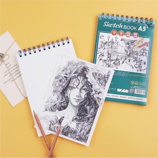 [DA ĐEN] KLONG Sổ Vẽ Sketch Book A5 150 GSM - 50 Tờ; MS: 771