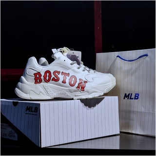 [Bản logo in 3D] Giày sneaker 𝗠𝗟𝗕 Tăng chiều cao 5cm - Logo Boston Đỏ