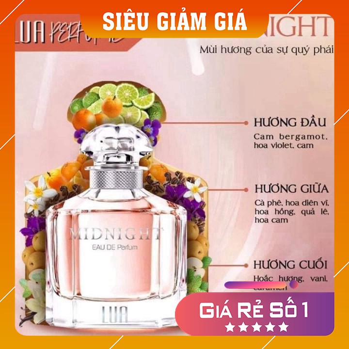 [SIÊU KHUYẾN MÃI] nước hoa LUA midnight 30ml cao cấp