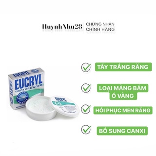 Bột Đánh Răng Tẩy Trắng Eucryl Toothpowder 50g
