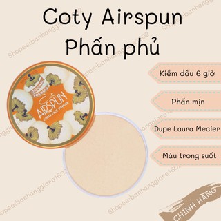 Phấn phủ bột COTY AIRSPUN vợt Sale Hàng Mỹ