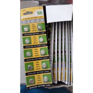 ✔ Pin AG3 vĩ 10 viên cho đồng hồ .