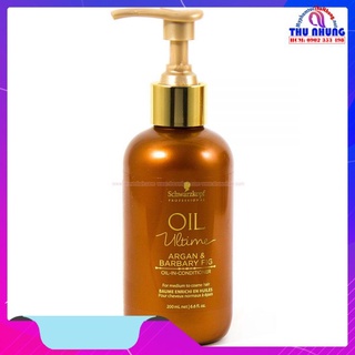 Dầu xả tóc day Schwarzkopf Ultime Oil Argan Barbary Fig 200ml (ĐỨC)