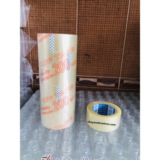 [GIÁ SẬP SÀN] 1 cuộn Băng keo trong 200 yard nặng 250gram , dùng đóng hàng cho shop online
