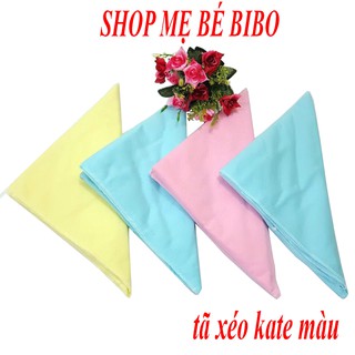 10 TÃ CHÉO VẢI KATE , TÃTAM GIÁC CHO BÉ (kích thước 45x30cm)
