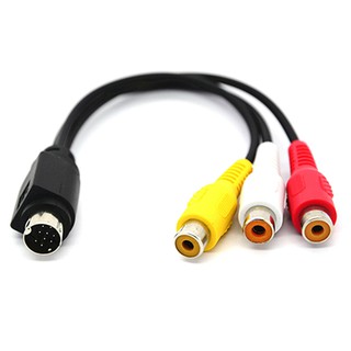 Cáp mini av 9 PIN S-VIDEO sang 3 RCA cho tv