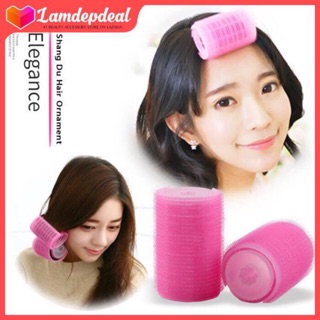 Bộ 2 Lô quấn tóc tự dính kèm kẹp giữ cố định tóc (111)