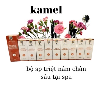 kamel bộ triệt nám chân sâu tại spa trọn bộ lọ 1 30ml lọ 2 10ml lọ 3 10ml lọ 4 10ml