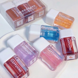 Son bóng dưỡng ẩm môi CAPPUVINI Light Sensitive Jelly Lip Oil