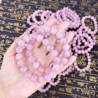 Vòng Tay Nữ Đá Màu Hồng 10 Li