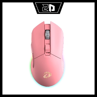 Chuột không dây Gaming DAREU EM901 RGB - PINK (BRAVO ATG4090 sensor)