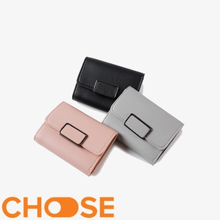Ví Nữ Cầm Tay Hình Chữ Nhật Choose Phối Khóa Vuông Mini Sang Trọng Cho Phái Nữ BBK9K6