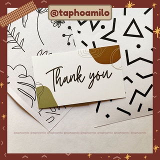 In thank you card, card cảm ơn thiết kế theo yêu cầu taphoamilo