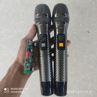 [Mã 252ELSALE hoàn 7% đơn 300K] Micro Kim Cương Loa Kéo Kim Loại UHF